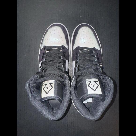 Nike Air Jordan 1 Mid SE 'Diamond' - DH6933-100 - Size 8.5 - Picture 8 of 9